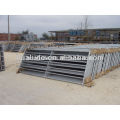 different types of galvanized steel farm metal gates with best quality